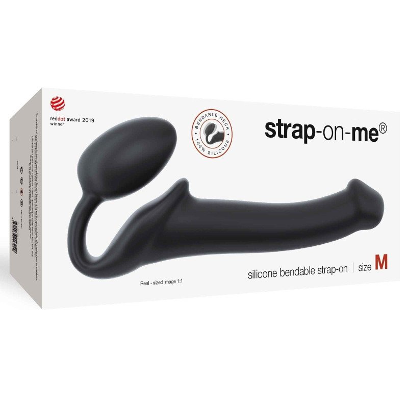 Strap-on-Me Gode Ceinture Semi Réaliste Noir M La Clef des Charmes