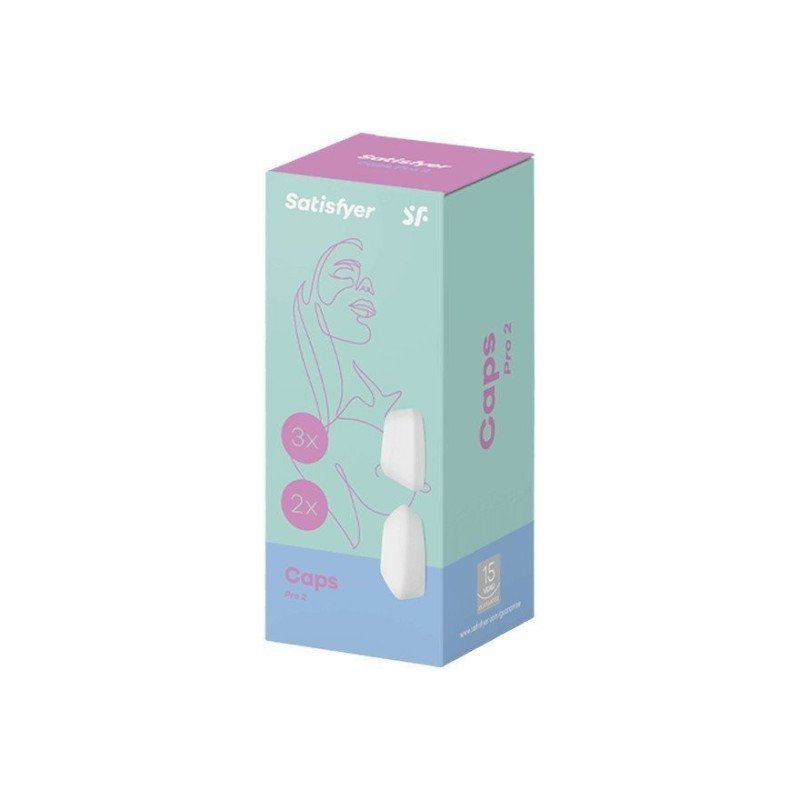 5 embouts de rechange SATISFYER PRO 2 La Clef des Charmes, Love shop Toulouse