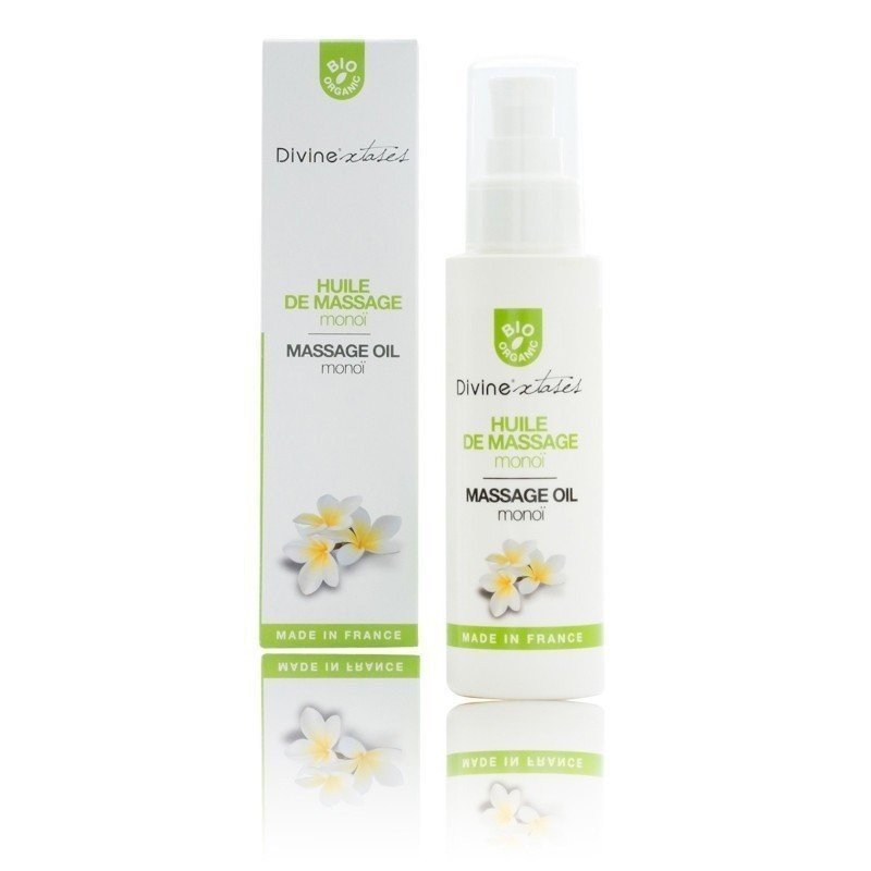 Divinextase Huile de Massage BIO Monoï made in France La Clef des Charmes