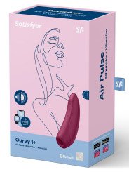 Stimulateur Connecté Satisfyer Curvy 1+ Bordeaux