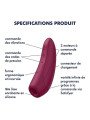 Stimulateur Connecté Satisfyer Curvy 1+ Bordeaux