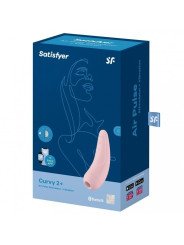 Stimulateur Connecté Satisfyer Curvy 2+ Rose La Clef des Charmes