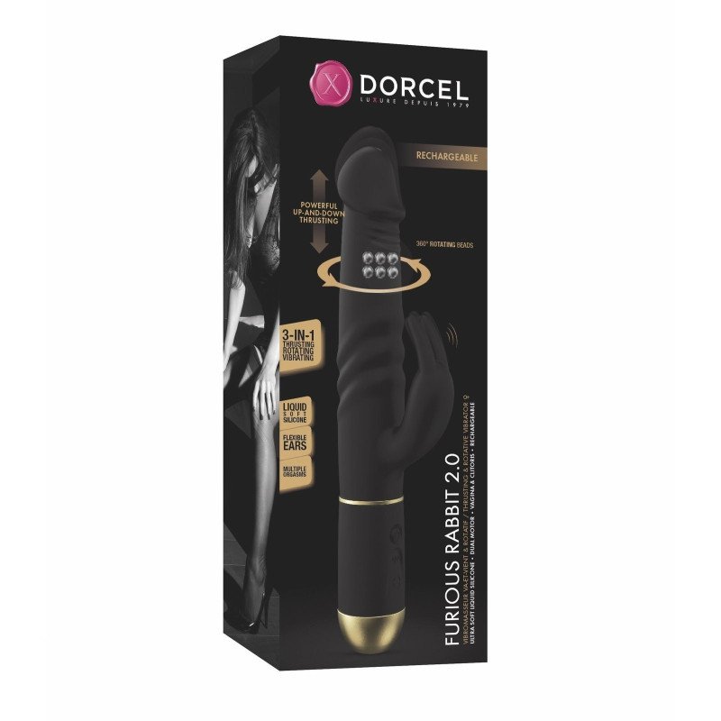 Dorcel Vibromasseur Rechargeable FURIOUS RABBIT 2.0