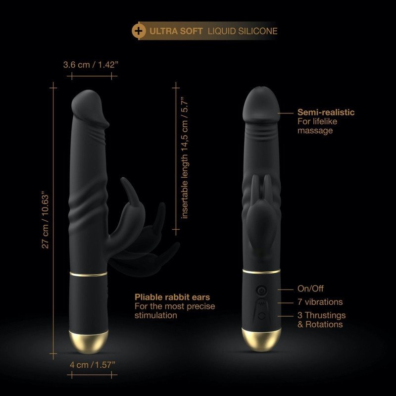 Dorcel Vibromasseur Rechargeable FURIOUS RABBIT 2.0