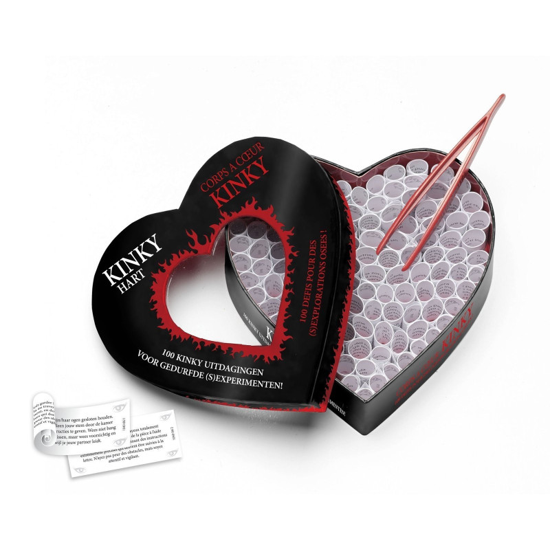 Tease and Please Corps à Coeur KINKY - La Clef des Charmes, loveshop, sextoys, lingerie fine et érotique, Toulouse
