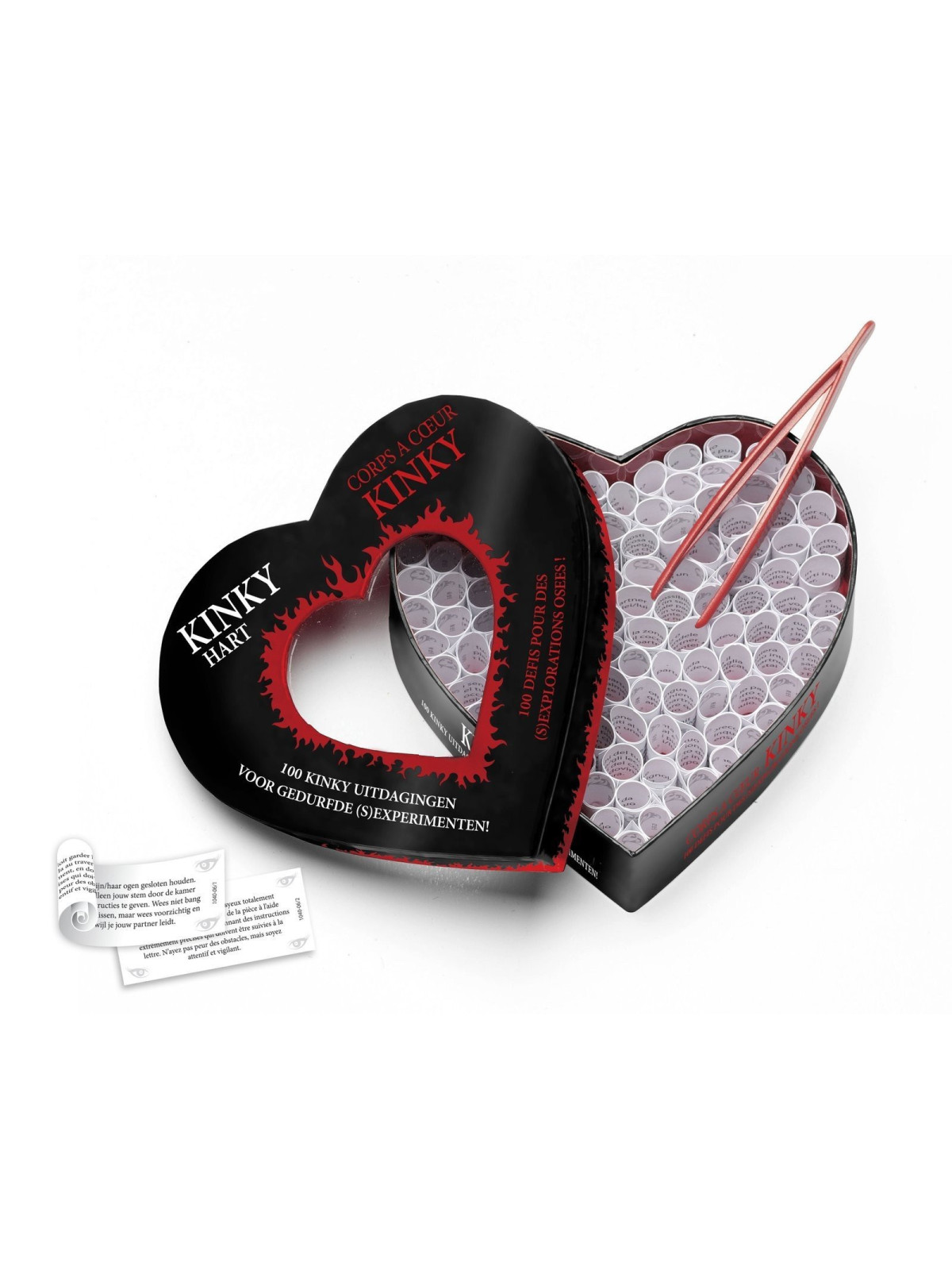 Tease and Please Corps à Coeur KINKY - La Clef des Charmes, loveshop, sextoys, lingerie fine et érotique, Toulouse