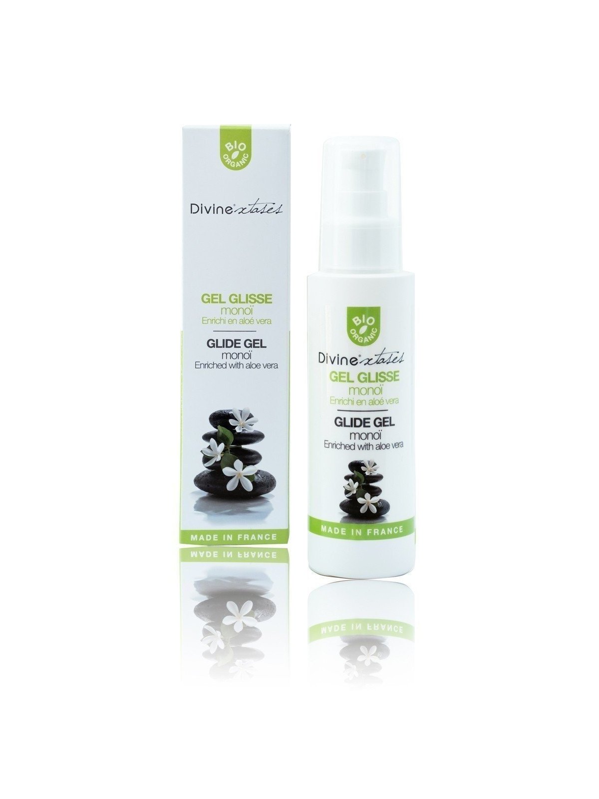 Divinextase Lubrifiant Gel Glisse BIO Monoï La Clef des Charmes