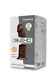 SILEXD Gode Ventouse Réaliste Chocolat Modèle 2 15 cm Le Clef des Charmes