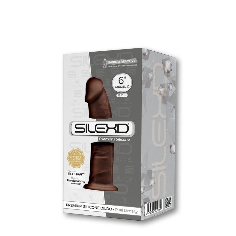 SILEXD Gode Ventouse Réaliste Chocolat Modèle 2 15 cm Le Clef des Charmes