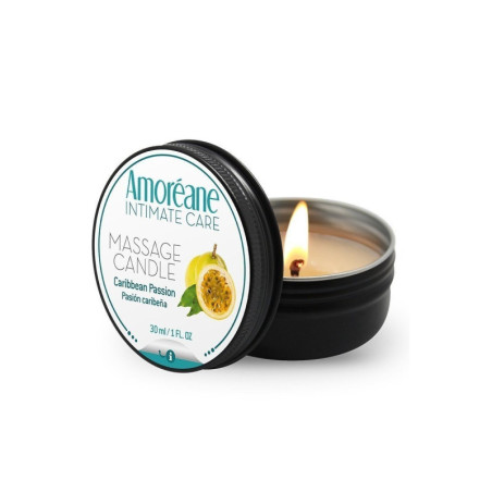 Amoreane Bougie de Massage Caribbean Passion La Clef des Charmes