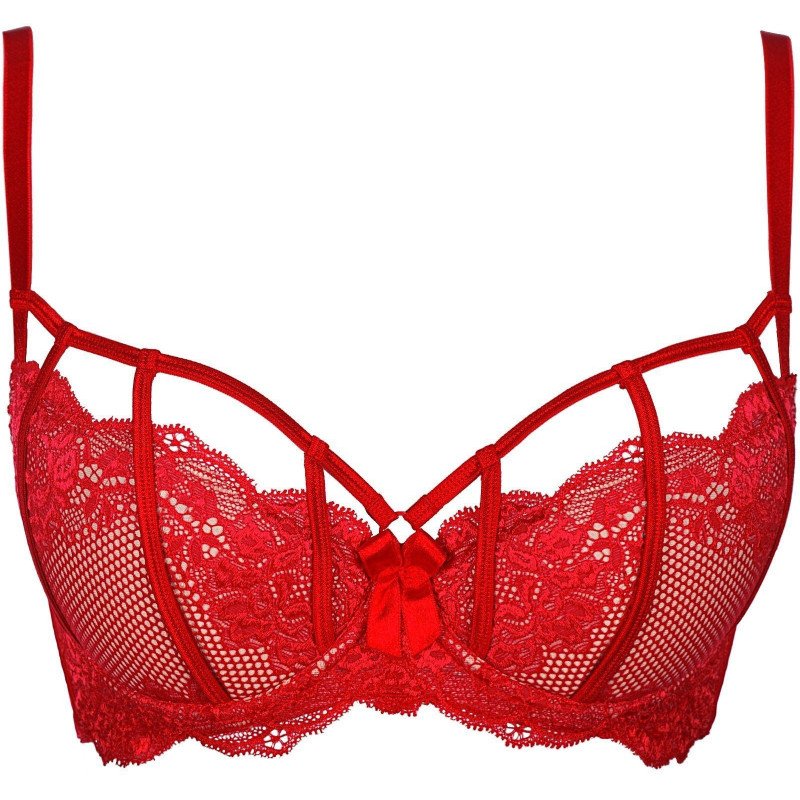 Axami Soutien-gorge Rouge V-8981 Seductive Woman La Clef des Charmes