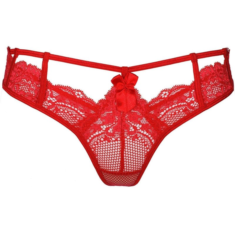 Axami String Rouge V-8988 Seductive Woman La Clef des CHarmes