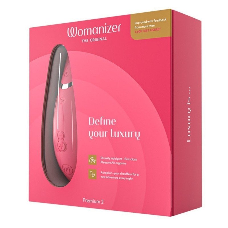 Womanizer Premium 2 Rose et Chrome La Clef des Charmes