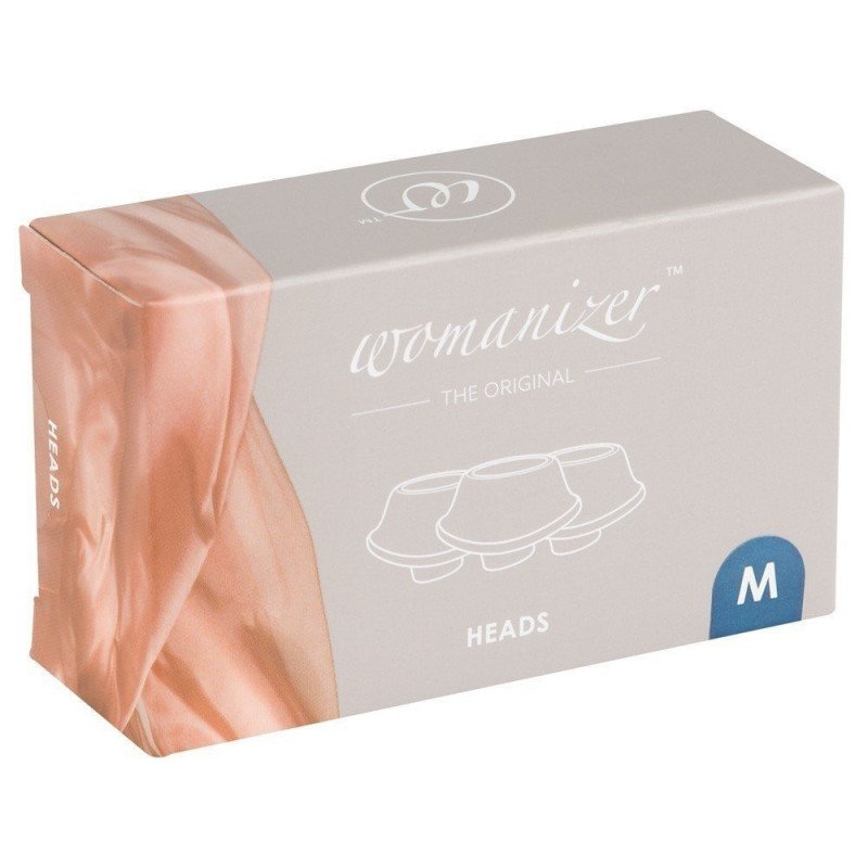 Womanizer 3 Embouts de Rechange M Bleu La Clef des Charmes