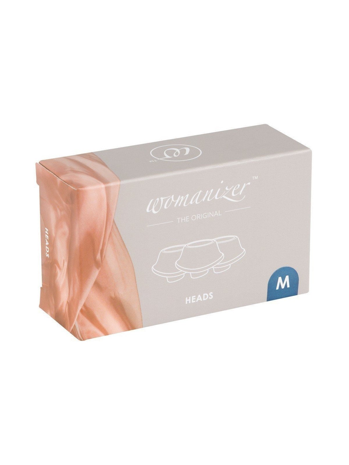 Womanizer 3 Embouts de Rechange M Bleu La Clef des Charmes