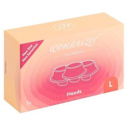 Womanizer 3 Embouts de Rechange L Rose La Clef des Charmes