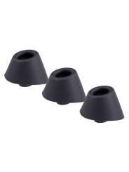 Womanizer Duo et InsideOut 3 Embouts de Rechange S Noir La Clef des Charmes