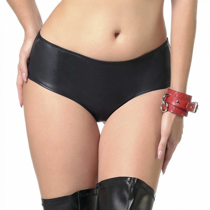 Catanzaro Béatrice Shorty en Wetlook Noir La Clef des Charmes