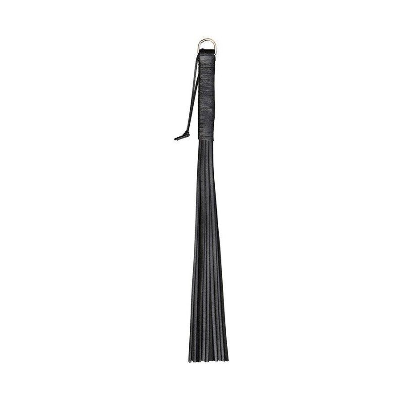 Martinet en Cuir Handy Whip Noir Fetish BDSM