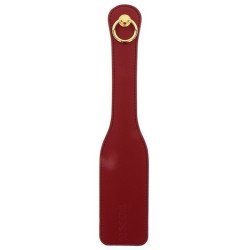 Taboom Paddle Or et Rouge 32 cm accessoire BDSM La Clef des Charmes