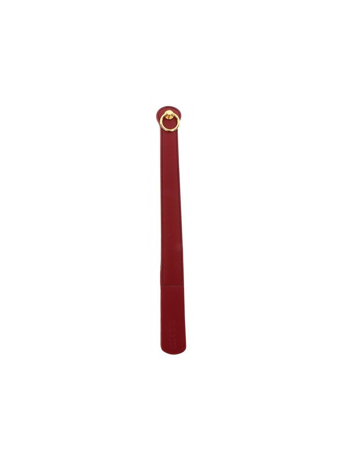 Taboom Paddle Slapper Or et Rouge 42 cm accessoire BDSM La Clef des Charmes 