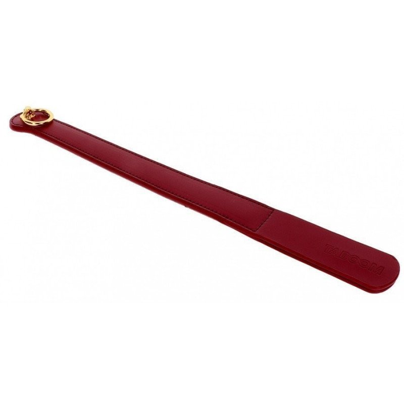 Taboom Paddle Slapper Or et Rouge 42 cm accessoire BDSM La Clef des Charmes 