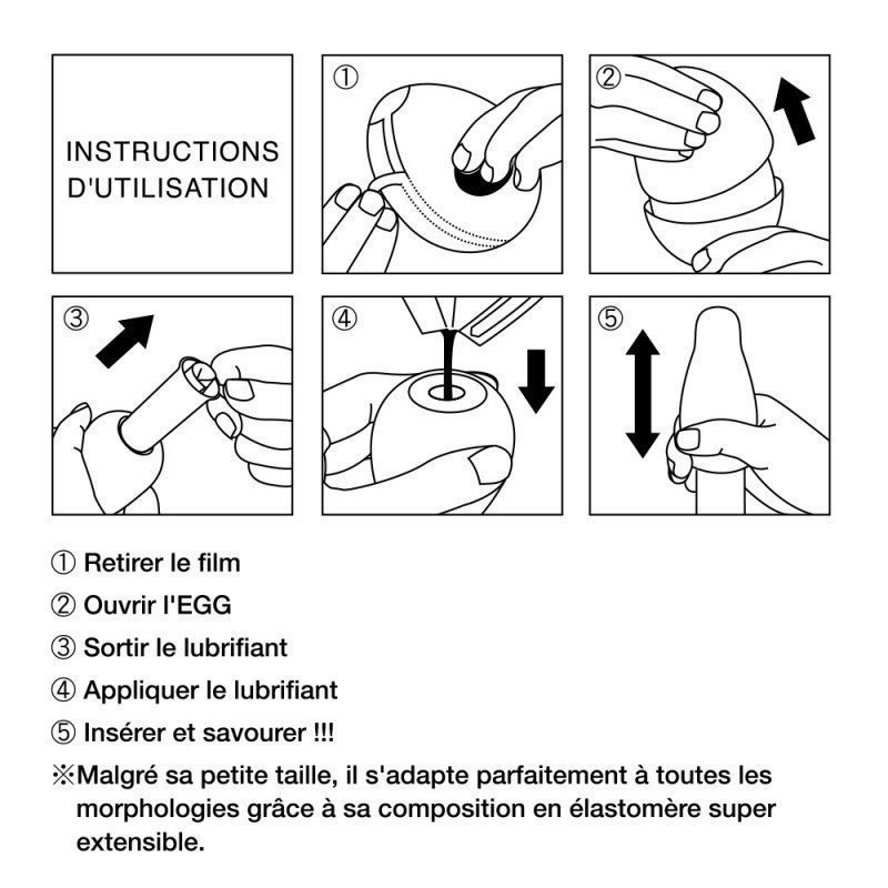 TENGA EGG LOVER masturbateur, sextoy pas cher. La Clef des Charmes
