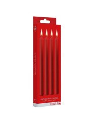 Lot de 4 Bougies Basse Température Teasing Wax Rouge