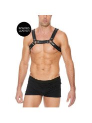 OUCH! Harnais Fetish Buckle Bulldog en Cuir Noir La Clef des Charmes