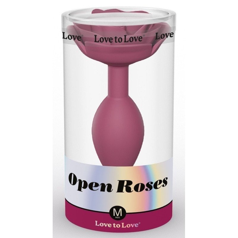 Love to Love Plug Anal Open Roses Rose M La Clef des Charmes