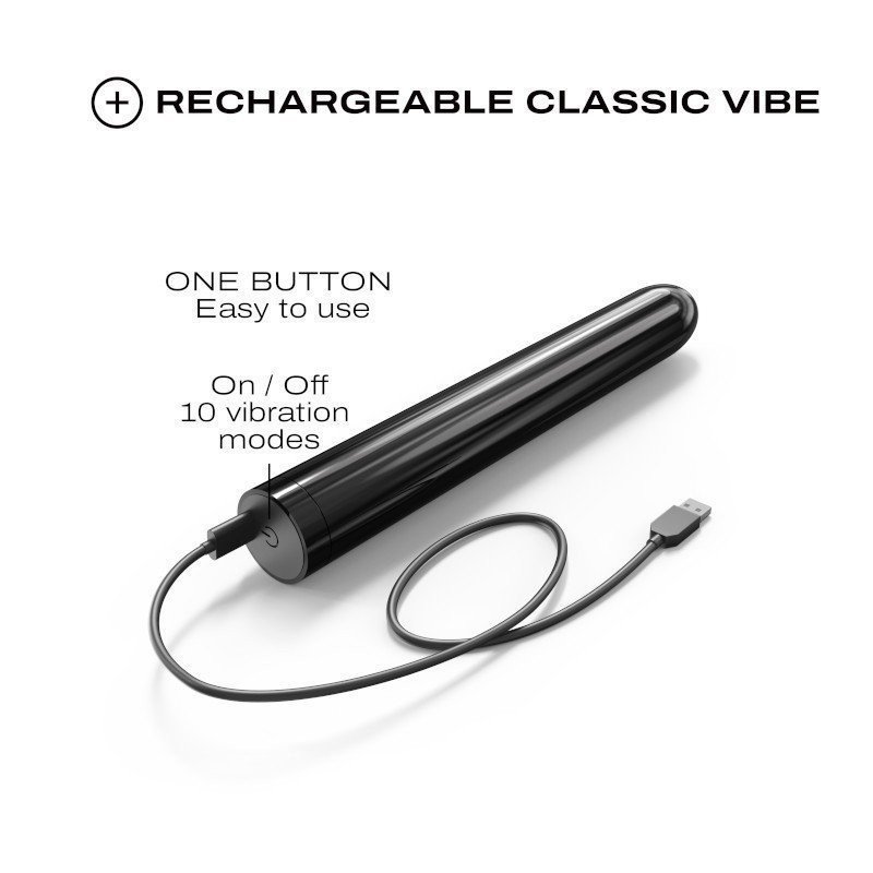 Dorcel Vibromasseur Rechargeable Black Muse 2.0 Noir La Clef des Charmes