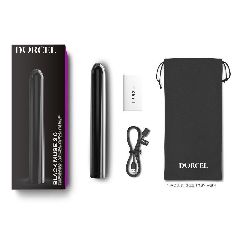 Dorcel Vibromasseur Rechargeable Black Muse 2.0 Noir La Clef des Charmes