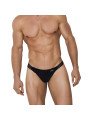 Clever Moda Underwear String Shine Noir La Clef des Charmes