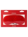 Ouch! Eyemask Masque Satiné Rouge accessoires BDSM La Clef des Charmes