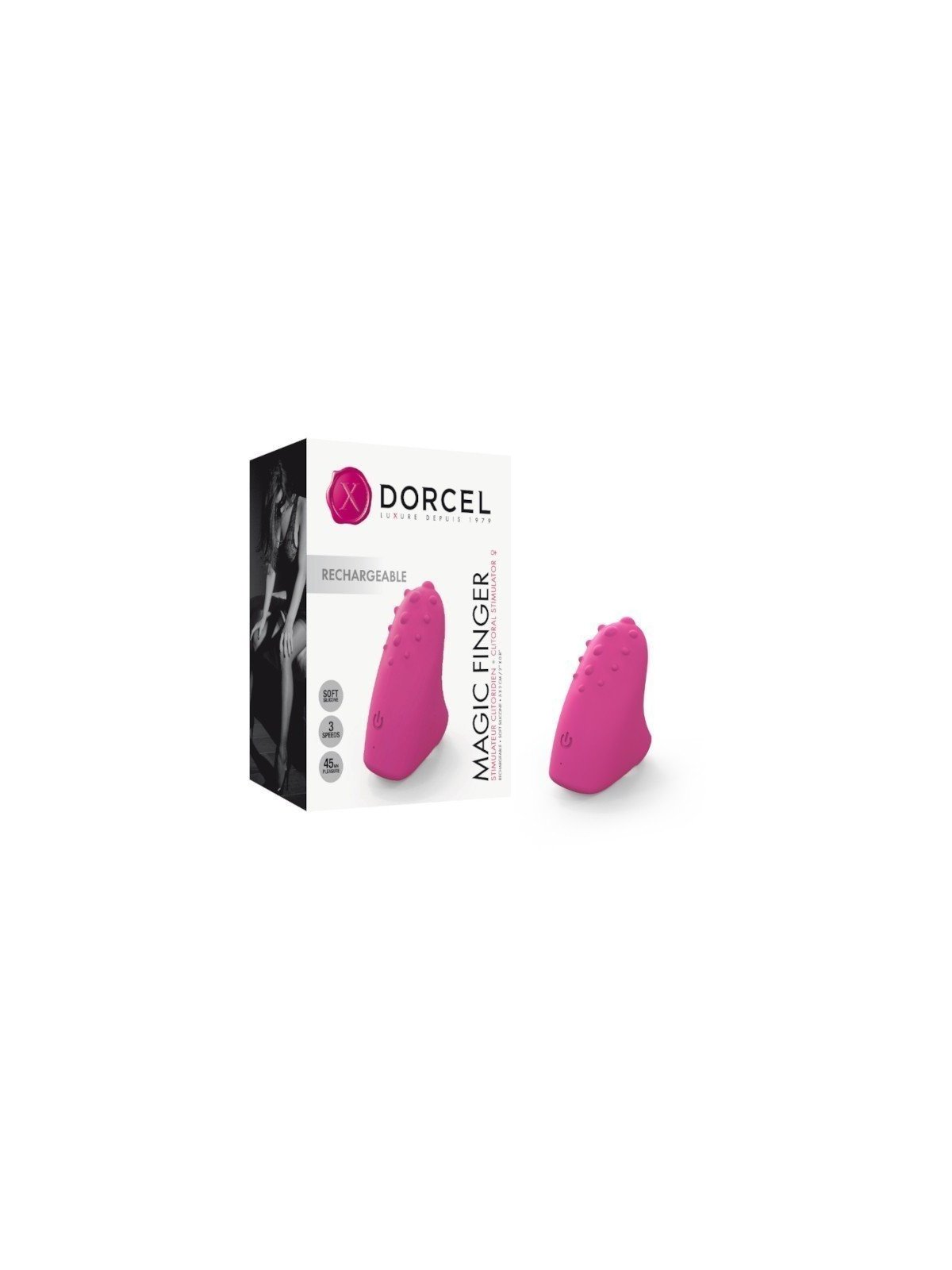 Dorcel Bague Vibrante Magic Finger Rose La Clef des Charmes