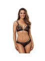 Axami Lingerie String en Dentelle Noire V-10098 Sensual Paradise