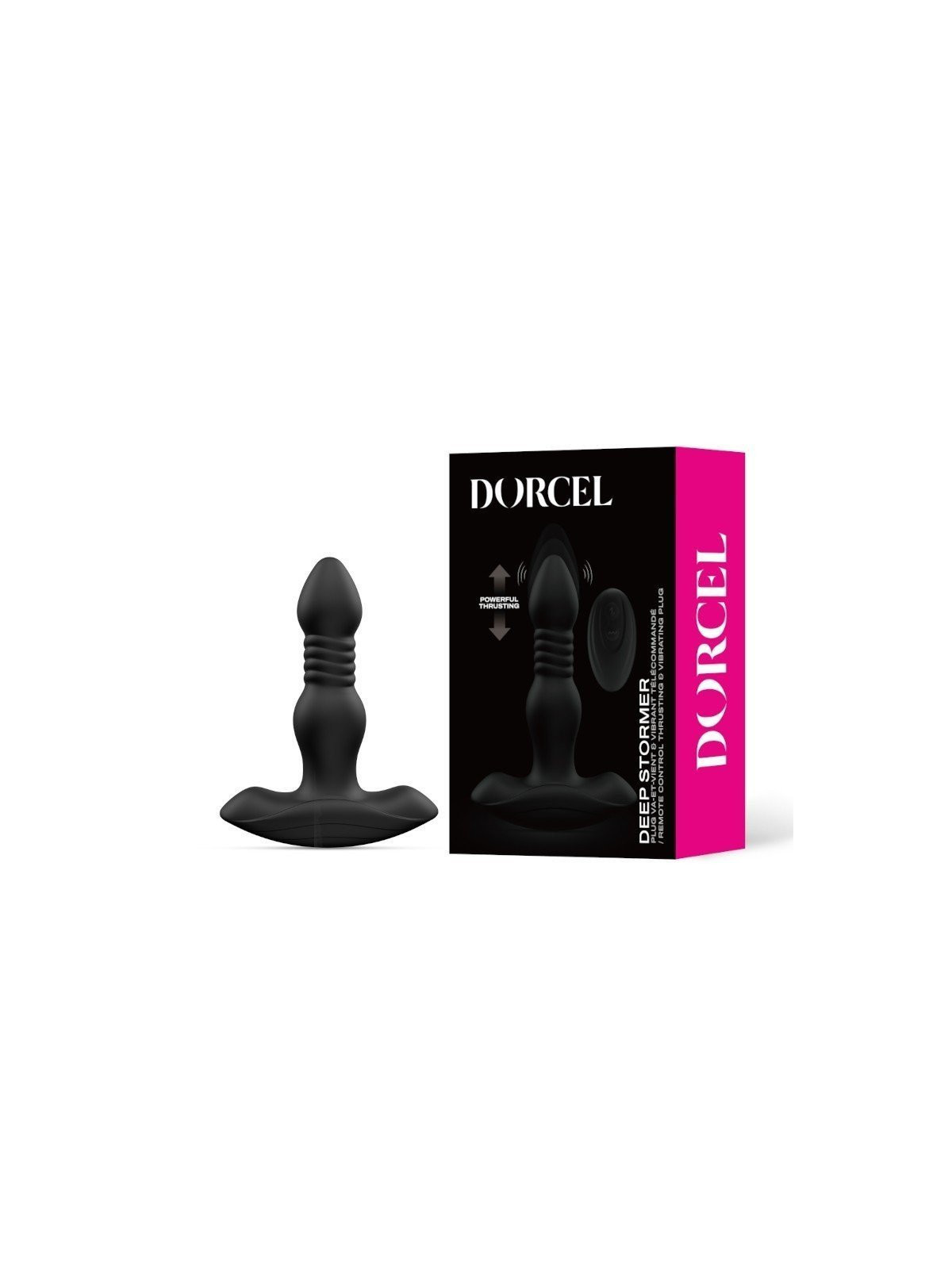 Dorcel Deep Stormer Plug Anal Vibration et Va-et-vient Télécommandé