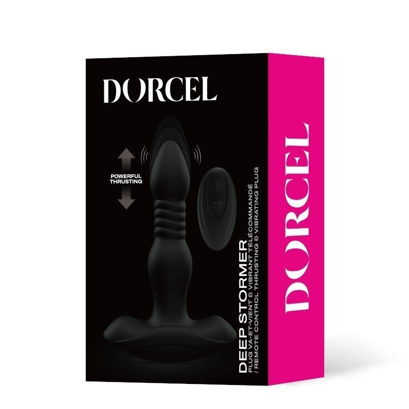 Dorcel Deep Stormer Plug Anal Vibration et Va-et-vient Télécommandé Dorcel Deep Stormer Plug Anal Vibration et Va-et-vient Télécommandé