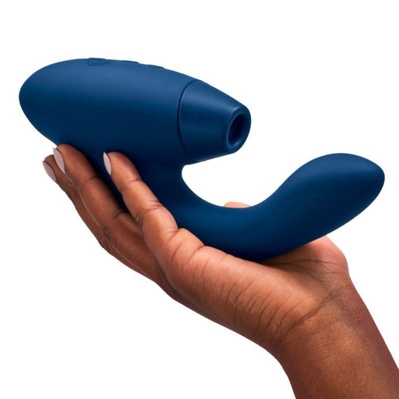 Womanizer Duo 2 Bleu Stimulateur Clitoris et Point G