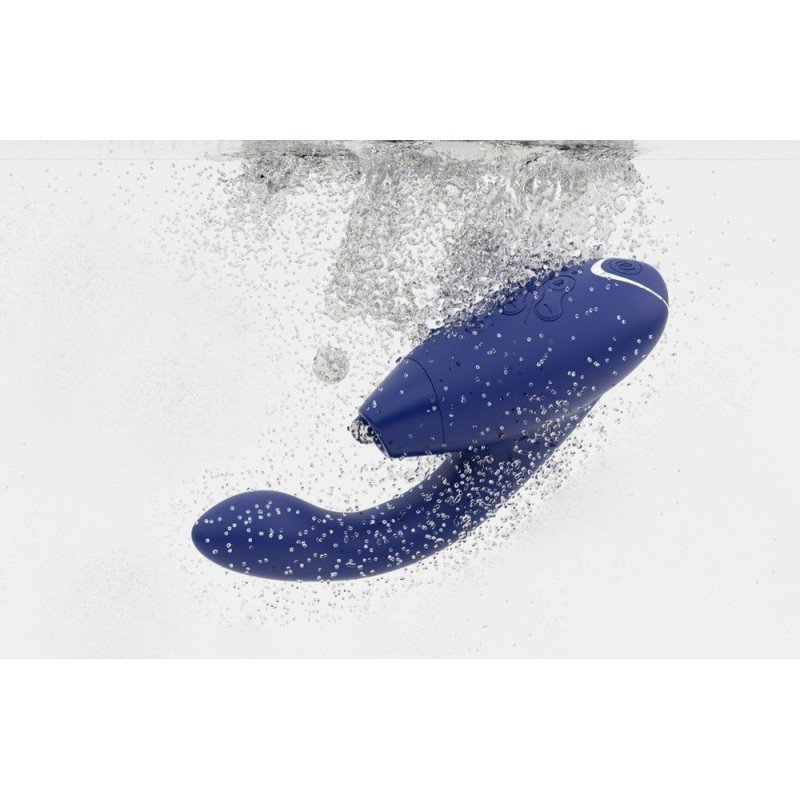 Womanizer Duo 2 Bleu Stimulateur Clitoris et Point G