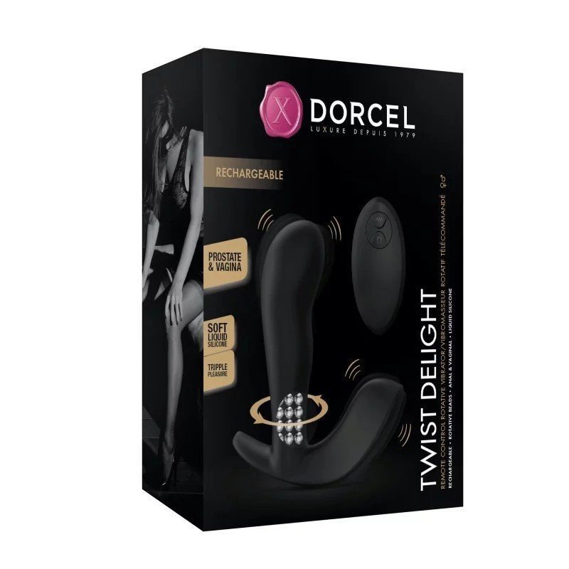 Dorcel Twist Delight Stimulateur de Prostate et Vagin Télécommandé