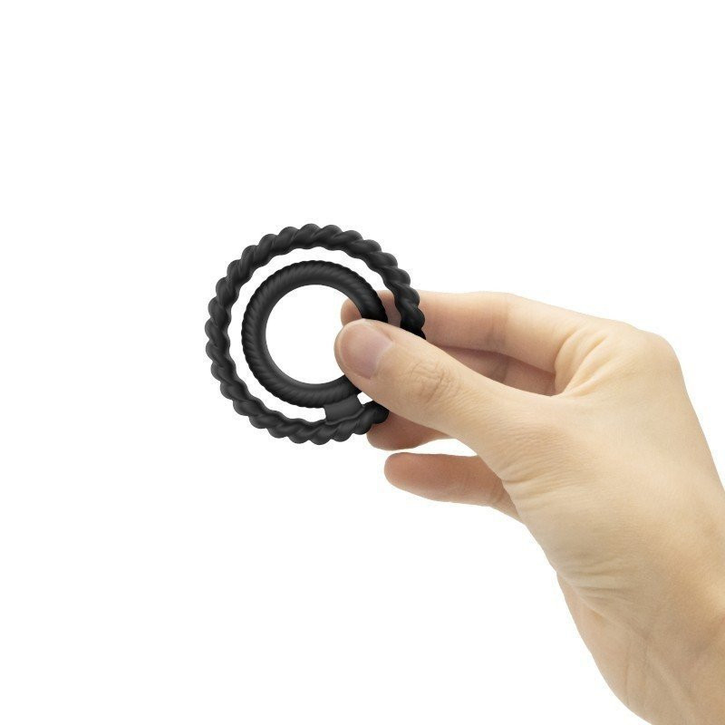 Dorcel Dual Ring Double Cockring en silicone Dorcel Dual Ring Double Cockring en silicone