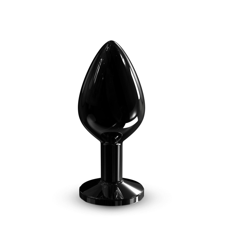 Dorcel Plug Anal en métal Diamond Plug Black M avec strass noir Dorcel Plug Anal en métal Diamond Plug Black M avec strass noir