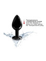 Dorcel Plug Anal en métal Diamond Plug Black M avec strass noir Dorcel Plug Anal en métal Diamond Plug Black M avec strass noir