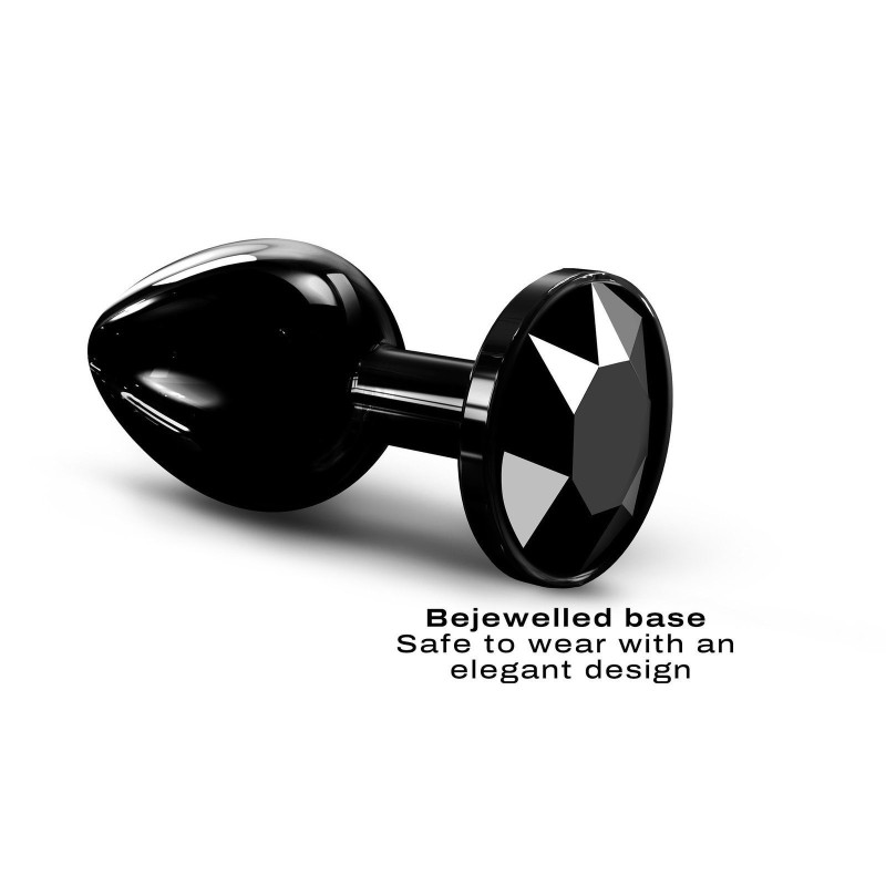 Dorcel Plug Anal en métal Diamond Plug Black M avec strass noir Dorcel Plug Anal en métal Diamond Plug Black M avec strass noir