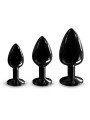 Dorcel Plug Anal en métal Diamond Plug Black L