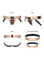 Strap-on-Me Harnais Simili Cuir Curious Holographic Rose Gold