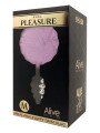 Alive Sextoys Plug Anal en Métal Queue de Lapin Fluffy Twist M Violet