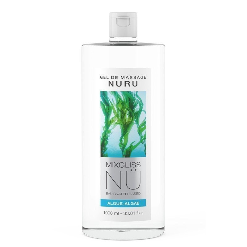 Mixgliss Nu Gel de Massage Nuru aux Algues 1 Litre