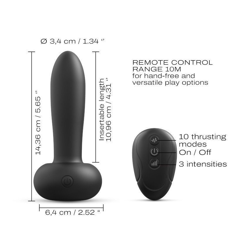 Dorcel Deep Thrust Vibromasseur Va-et-vient Magnétique Télécommandé